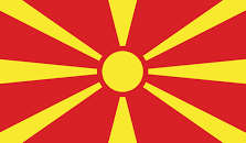 Flag Nordmazedonien